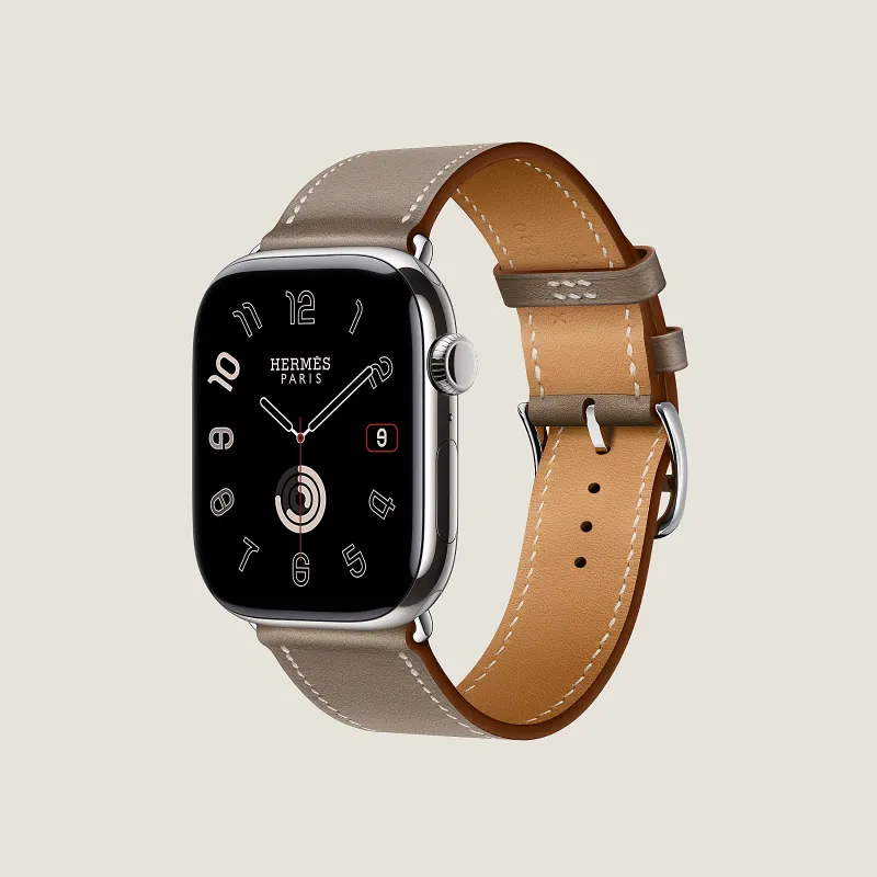 HERMES Watch Band Apple Compatibility Cowhide Leather Material-6