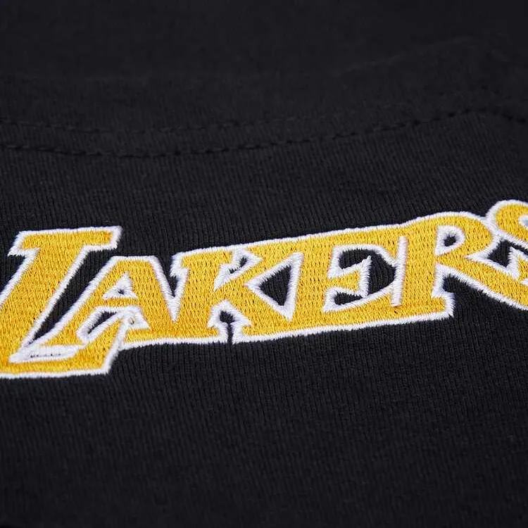 Mitchell & Ness x NBA Los Angeles Lakers T Shirt Unisex Black-2