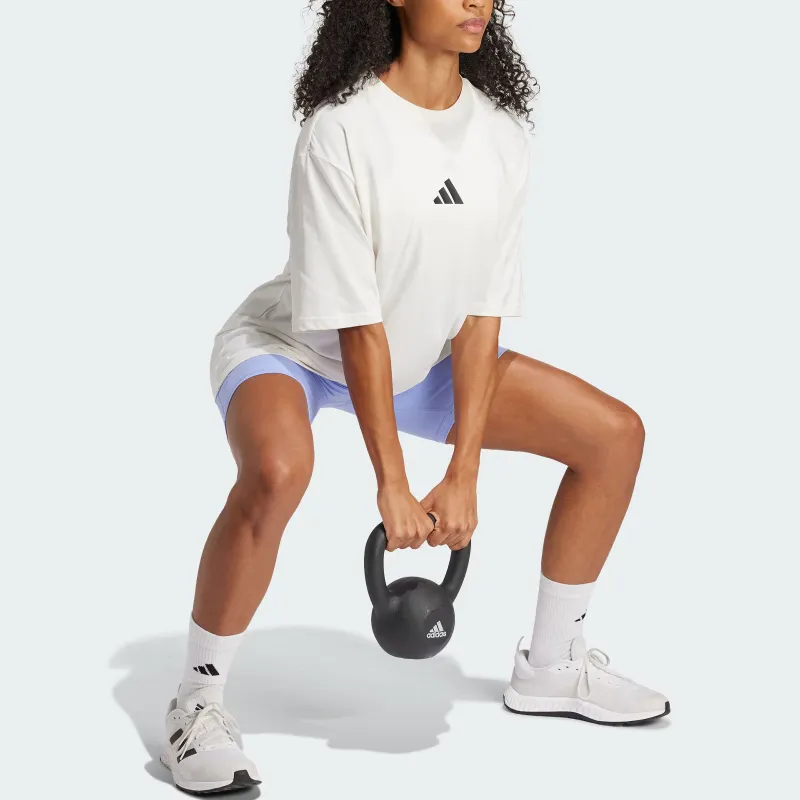 Adidas T Shirt Women's Pink White-3