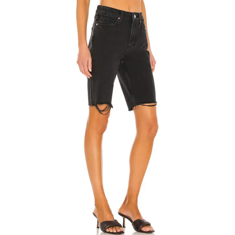 PAIGE Denim Shorts Women's Black-2