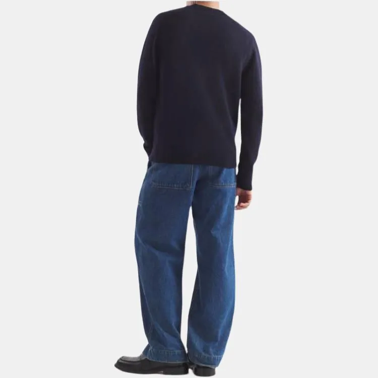 Maison Kitsune Bold Fox Head Patch Knit Jumper-4
