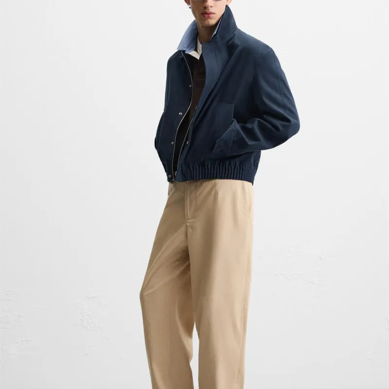ZARA Jackets & Coats Men's Sea Blue-3