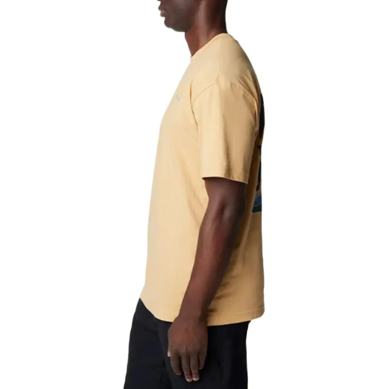 Columbia City Outdoor Collection T Shirt Men's Yellow-5