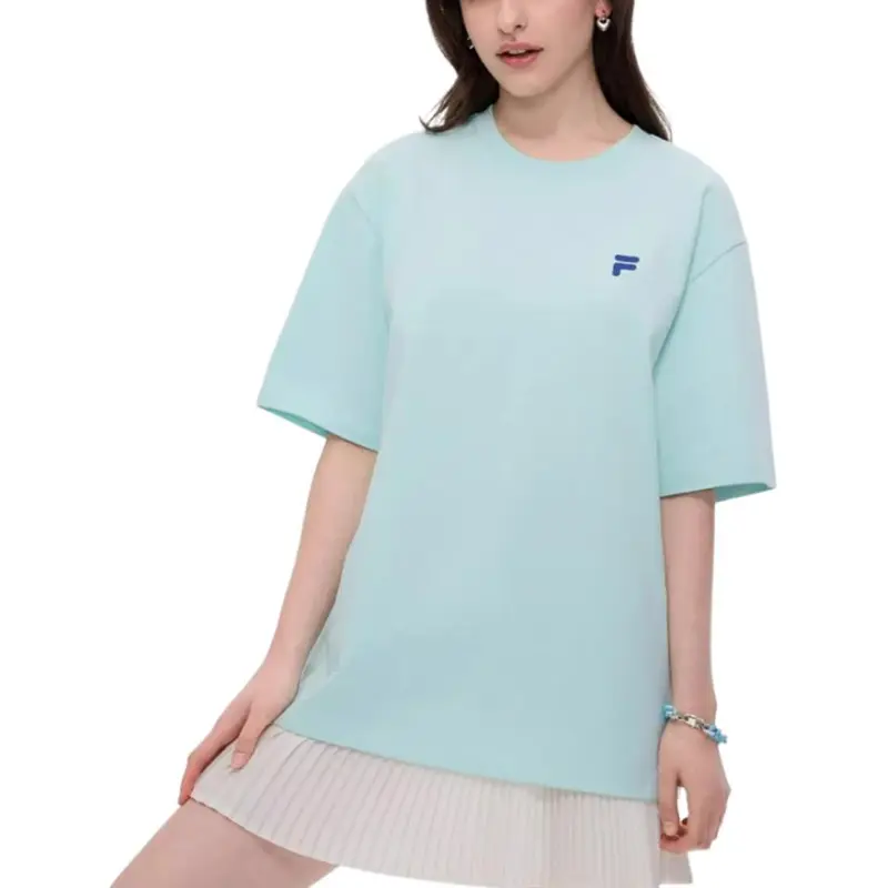 FILA FUSION LIFE T Shirt Unisex Clearwater Light Blue-2