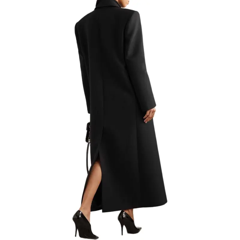 Valentino Coats Men Black-3