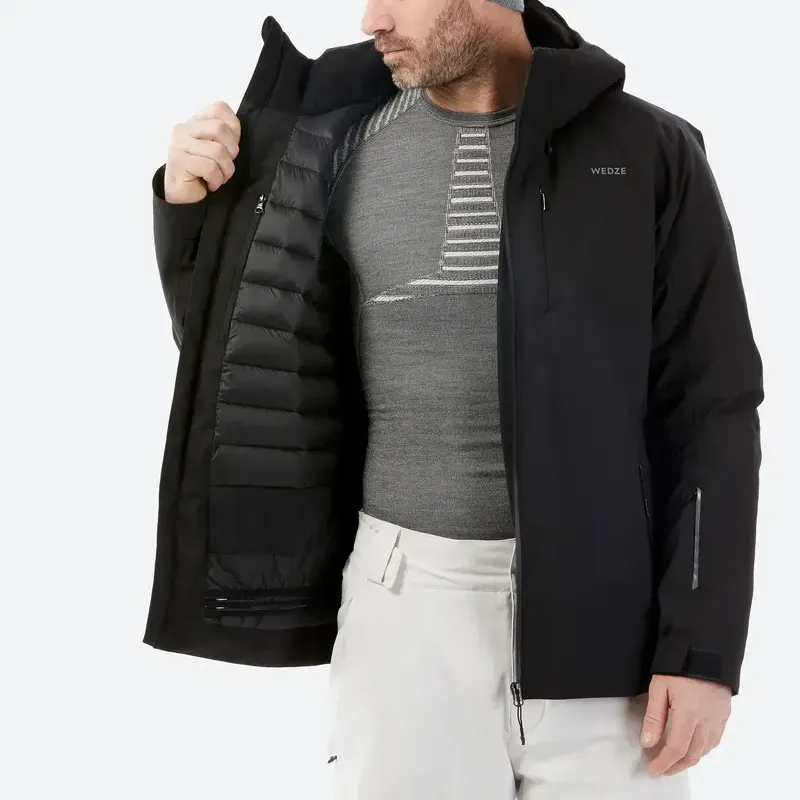 DECATHLON Ski Top Men's Smoky Black-2