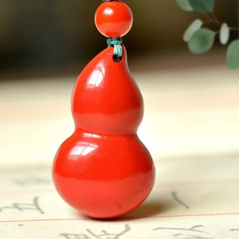 JUNWEN Cinnabar Necklaces Unisex-4