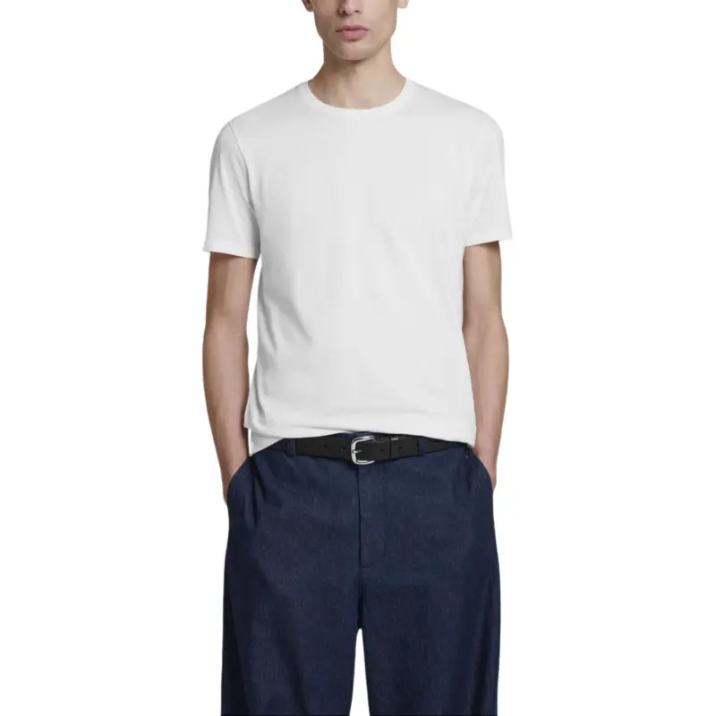 COS T Shirt Men's 3 Pack 3 Pack Dark Blue+Gray+White-1