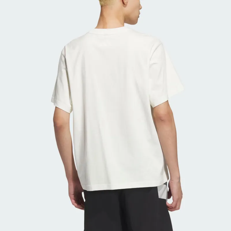 Adidas Lounge T Shirt Men's Jade White-1