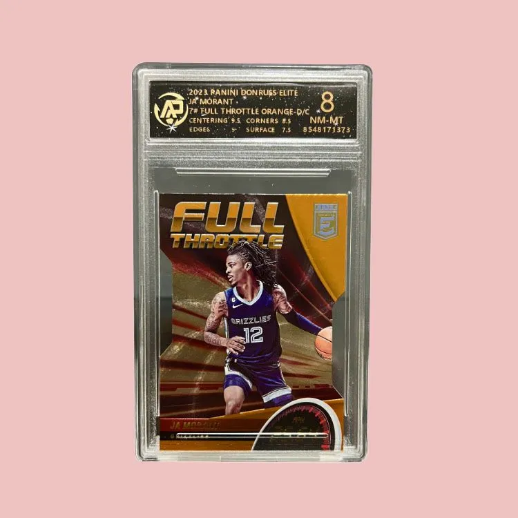 PANINI Morant Player Card, Fast Lane Collection, Irregular Shape Collection Special Card Graded Cards 1 Pc-2