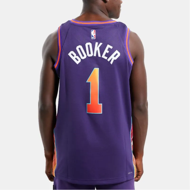 Nike Devin Booker Phoenix Suns City Edition 2023/24 Men's Nike Dri FIT Nba Swingman Jersey-3