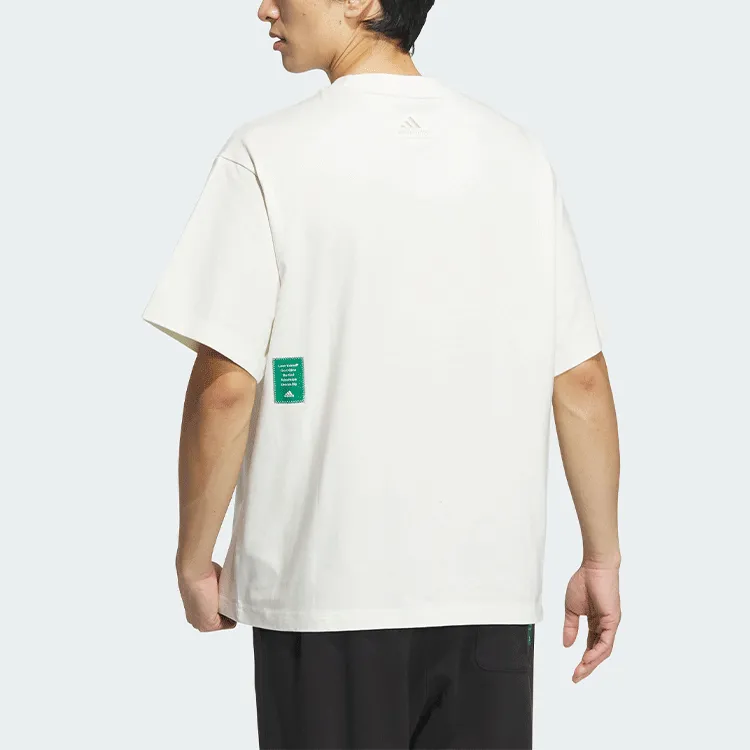 Adidas T Shirt Men's Jade White-3