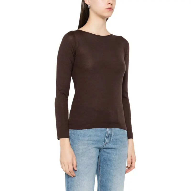 Brunello Cucinelli SS25 Cashmere Sweater Women's Coffee-3