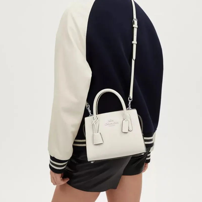 COACH PVC With Skin Crossbody Bag, Shoulder Bag Women's White-3