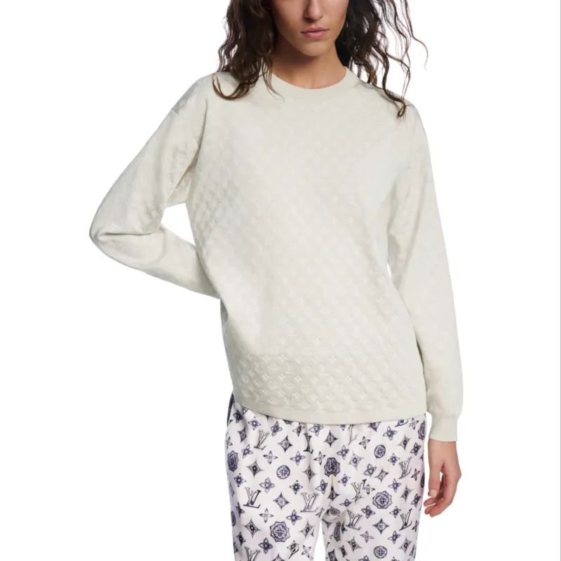 LOUIS VUITTON Monogram Jacquard Sweater-1