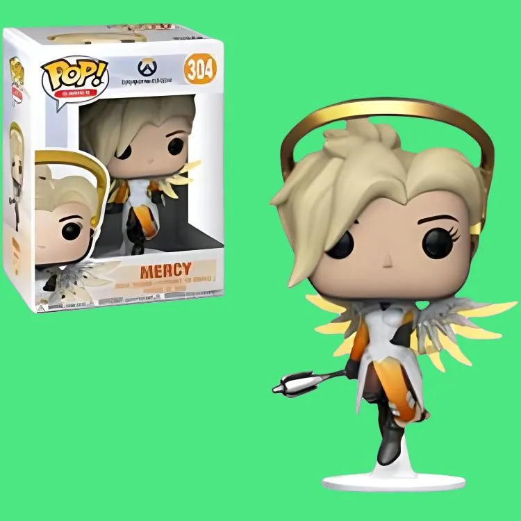 Funko POP! Collection GAMES Overwatch Angel Chibi Figures-1