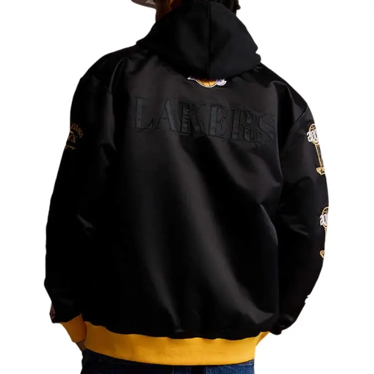 Mitchell & Ness x NBA Los Angeles Lakers Jackets Coats Unisex Black-5