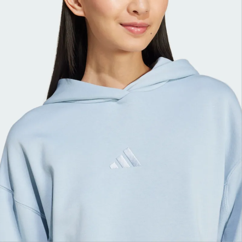 Adidas W ALL SZN BF HD Sweatshirt Women's Blue-5