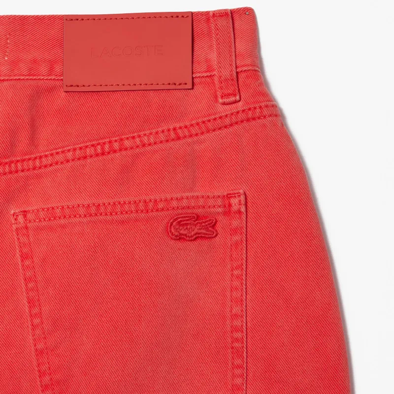 LACOSTE Straight leg Cotton Trousers-2