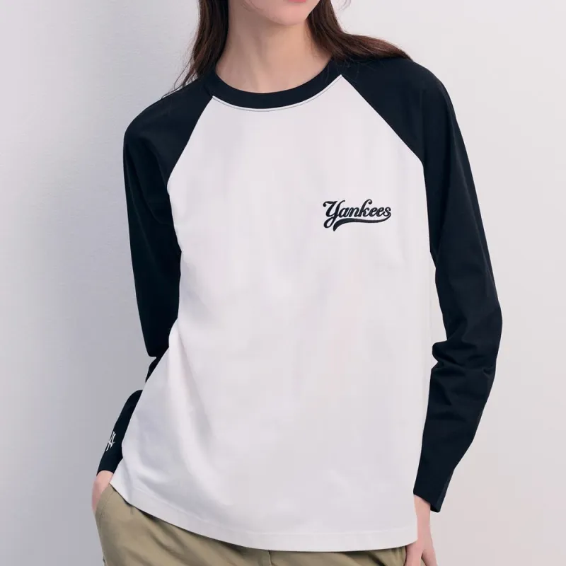 MLB SS24 Raglan Sleeve T Shirt Women's Black-5