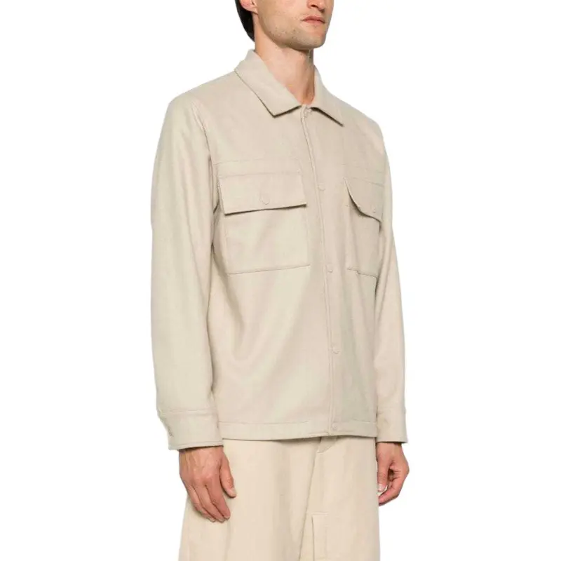 STONE ISLAND Ghost Piece Button Up Overshirt-3