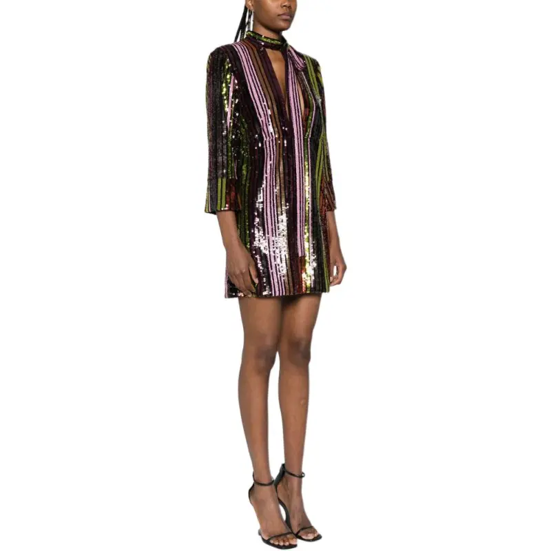 DSQUARED 2 Disco Queen Sequin Embellished Dress-3