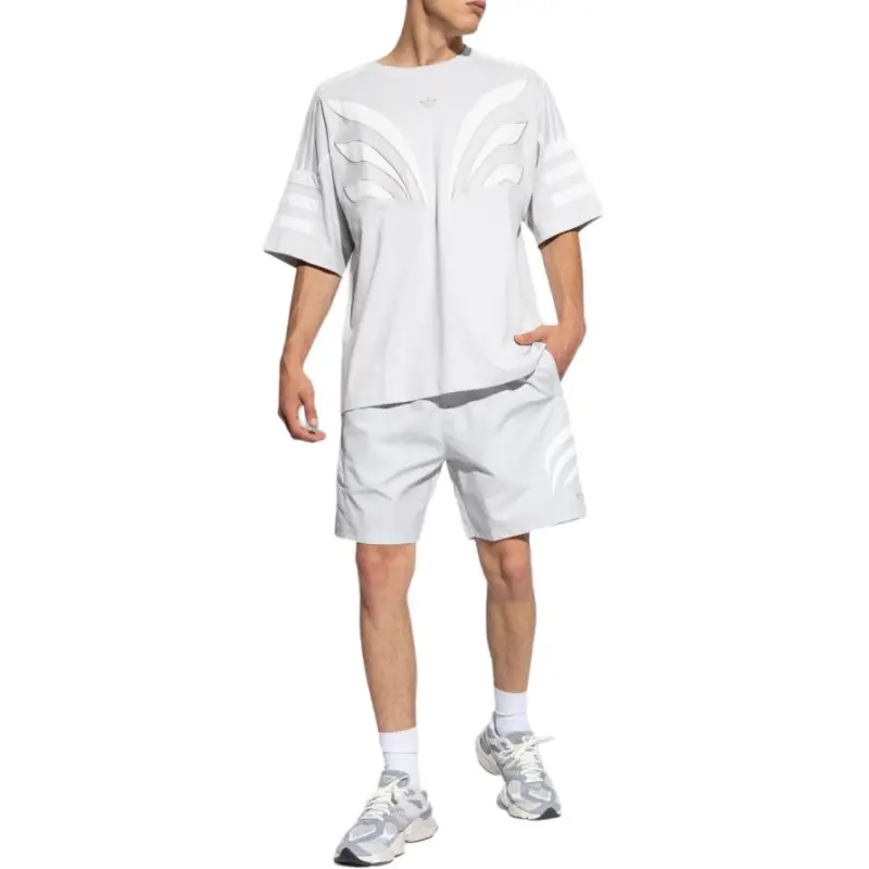 Adidas Logo Embroidered Shorts-3