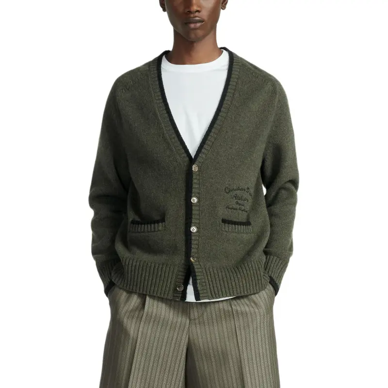 DIOR SS23 Sweater Men's Olive Green-2