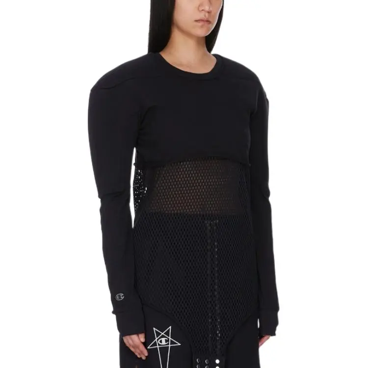 Champion X RICK OWENS T Shirts Women's Black-3