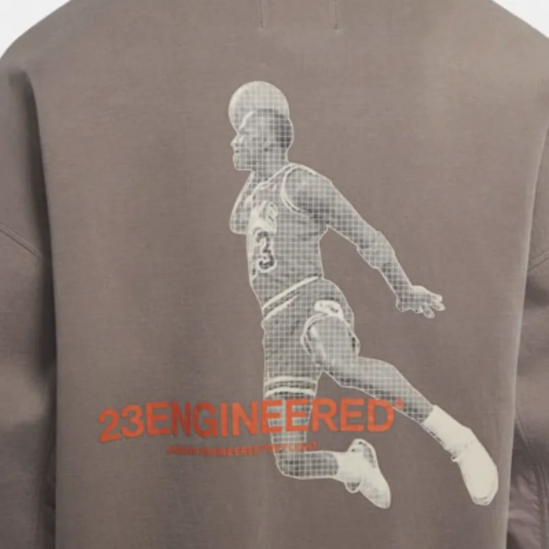 Jordan Sweatshirts Men Taupe Gray-4