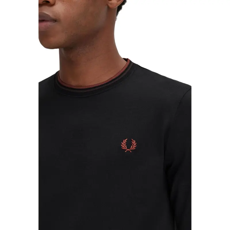 FRED PERRY Sweatshirt Men's Black-3