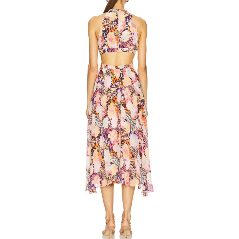 A.L.C. Sleeveless Dress Women's Midnight Rose-0