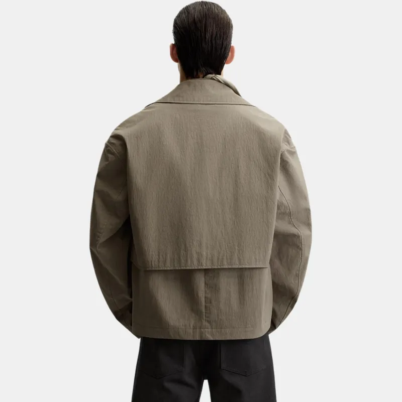 ZARA Trench Coats Men Khaki-2