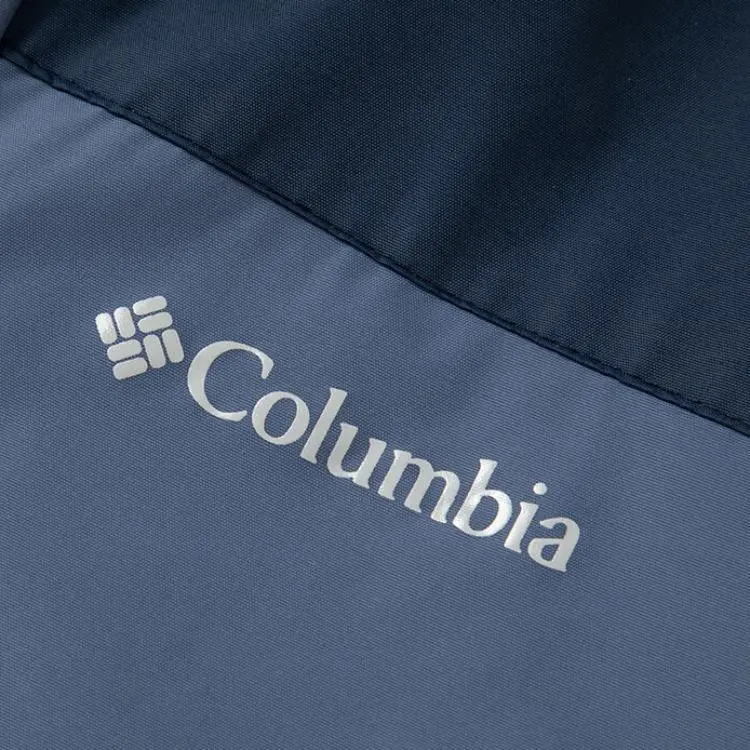 Columbia Water Resistant Windproof UV Protection Wear Resistant Warm Windbreaker Jacket Men Dark Blue-7