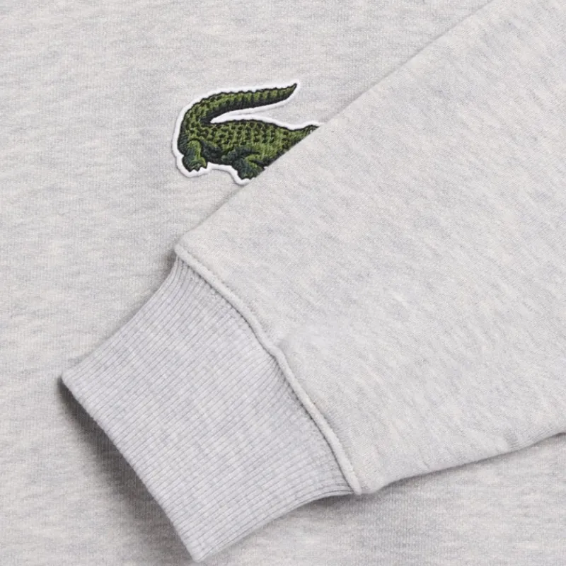 LACOSTE Sweatshirt Unisex Silver Gray-3