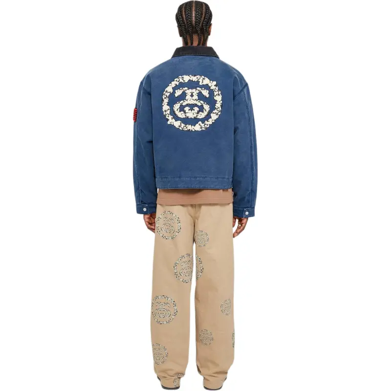 Denim Tears X Stussy Double S Wreath Chino Pant-6