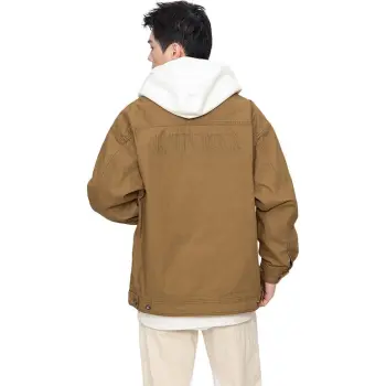 GTRG Jackets Coats Unisex Gold Brown