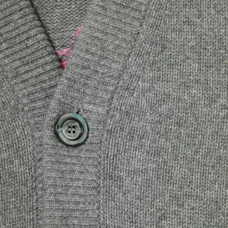 GUCCI SS25 Cashmere Sweater Men's Gray-2
