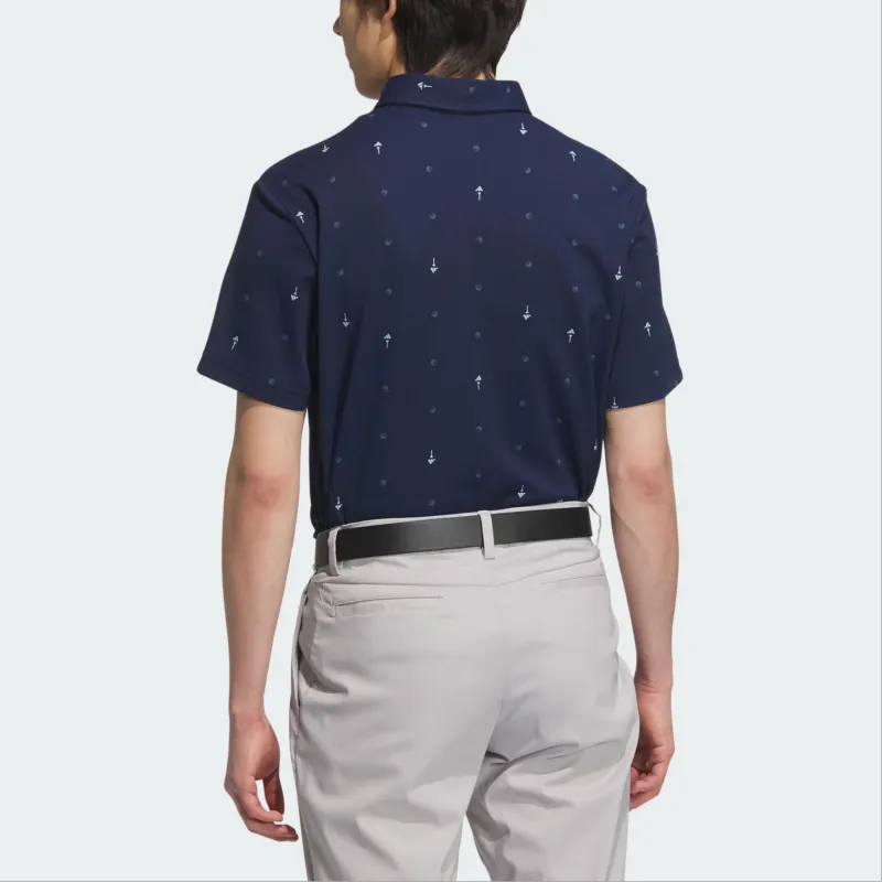 Adidas MONOGRAM Polo Shirt Men's College Navy-2