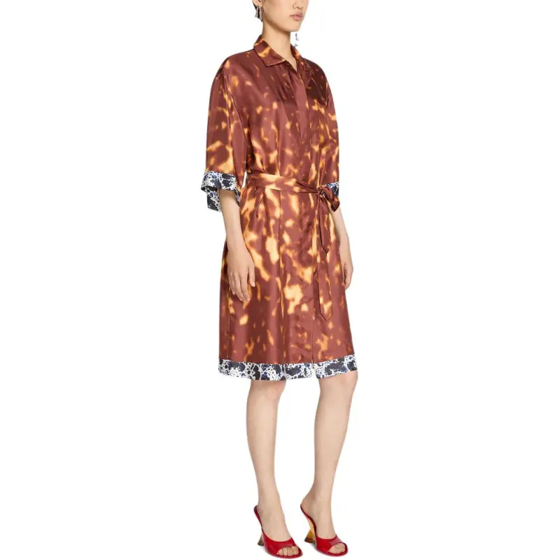 DRIES VAN NOTEN Silk Shirt Dress-3