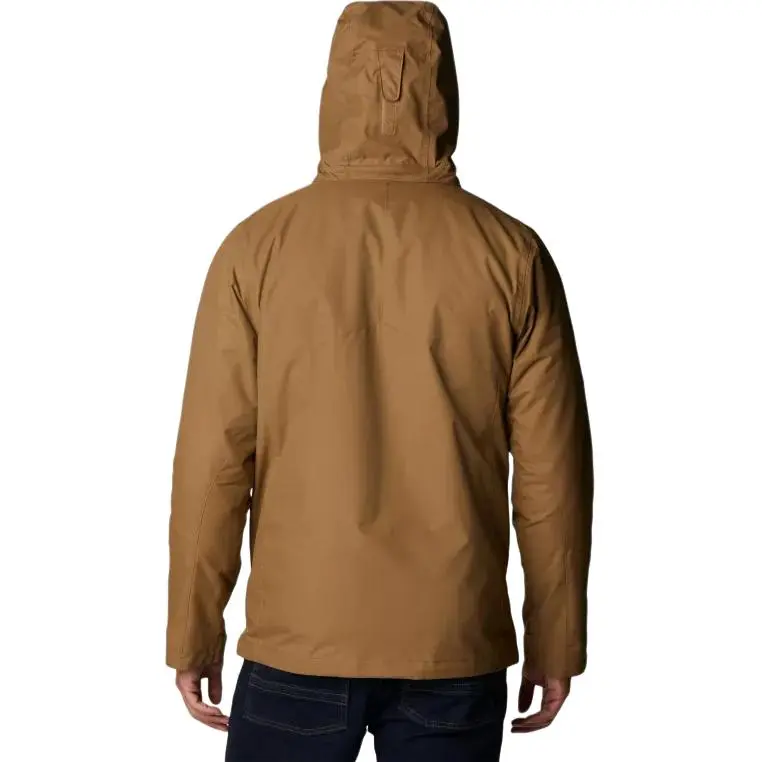 Columbia Waterproof And Windproof To Keep Warm Windbreaker Jacket Men's Brown-1