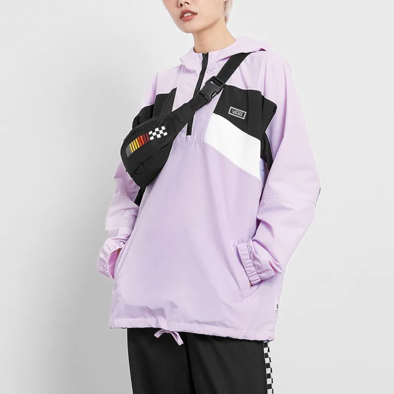 Vans Water-Resistant Windbreaker Jacket Women's Light Purple-2