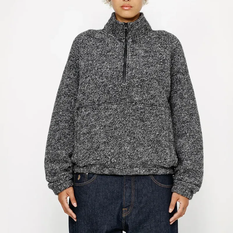 Stussy Wool Blend Sherpa Mock Neck-2