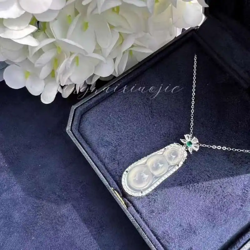 JUNWEN Chalcedony Necklaces Women's-2