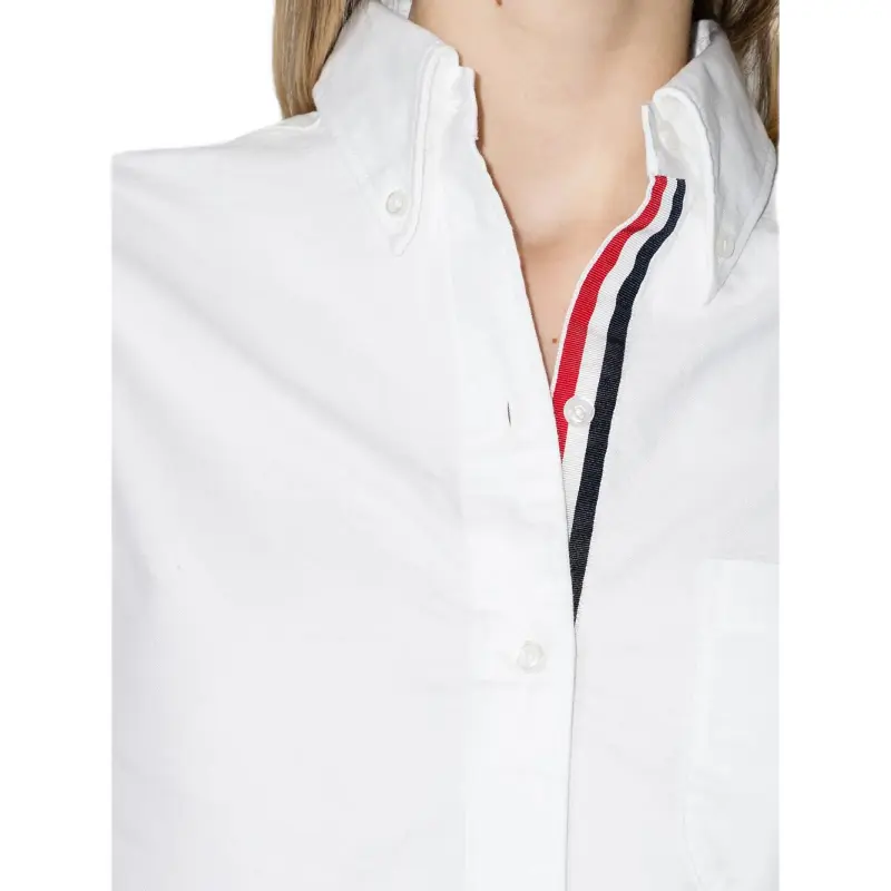 THOM BROWNE Midi Shirt Dress-4