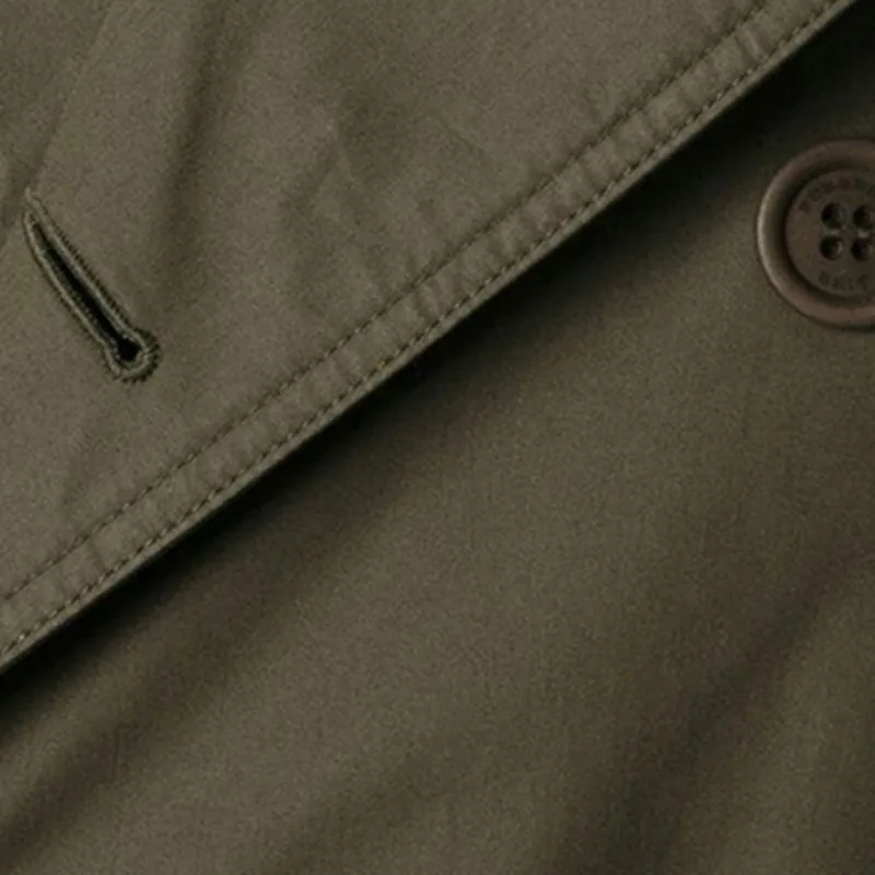 Burberry Trench Coat Men's Army Green-4