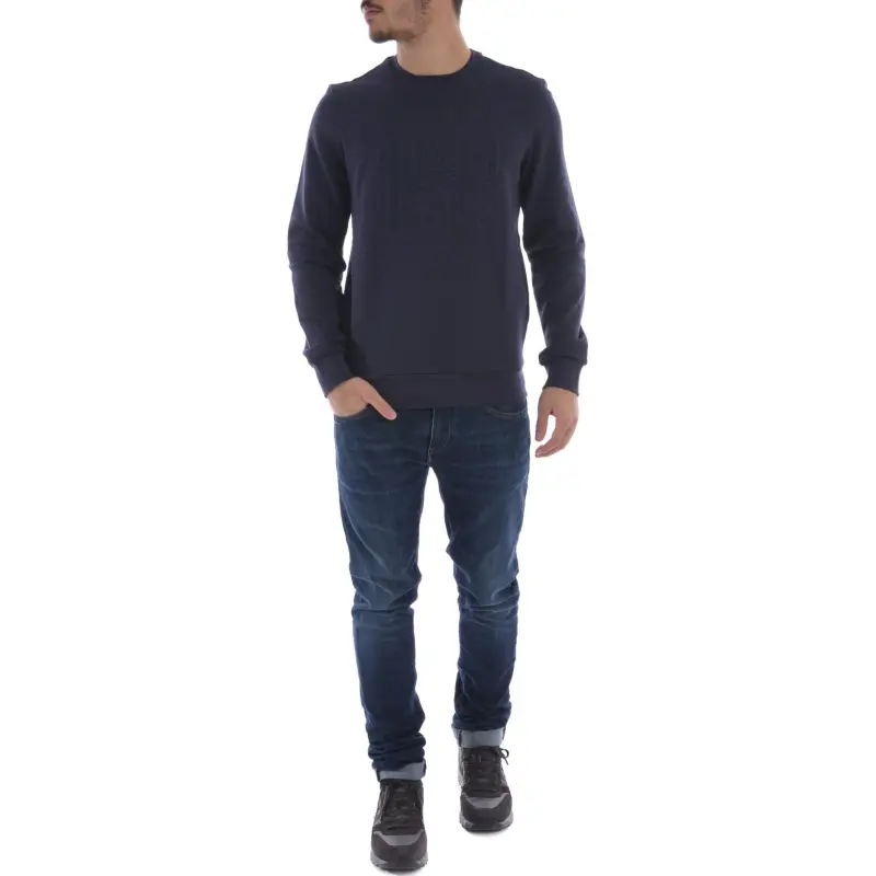 ARMANI JEANS Sweatshirt Men's Marine Blue-1