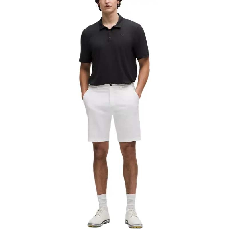 Lululemon Logo Sport Polo Shirt Men's Black-2