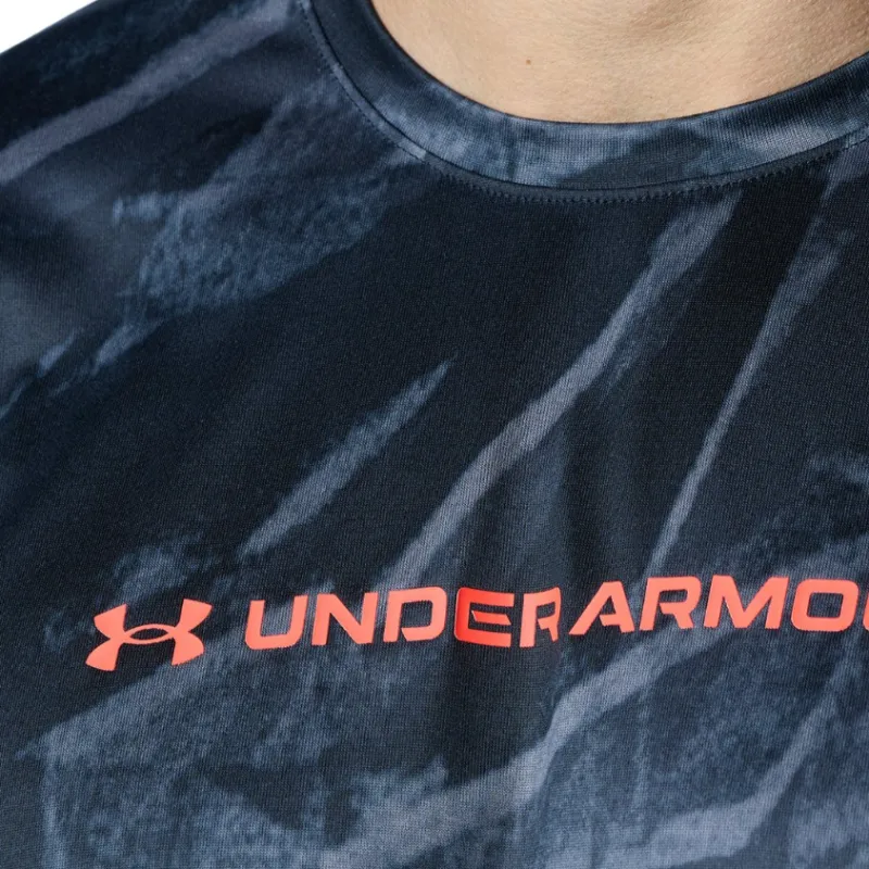 Under Armour Tech FW24 T Shirt Men's Castle Stone-3
