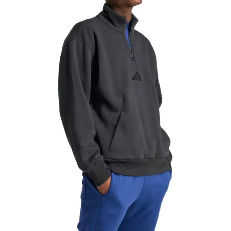 Adidas Free Shipping With AdiClub All Szn Fleece 1/4 Zip Crew Sweatshirt-3